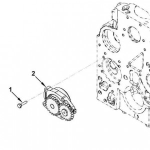 Насос масляный КАМАЗ Камминз 6ISBe (4939588) (Haffen) 0809 HAFFEN