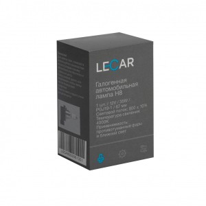 Лампа галогенная H8 12V 35W (PGJ19-1) LECAR000061301 LECAR