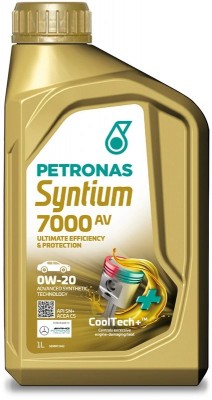Масло моторное 70410E18EU PETRONAS SYNTIUM 7000 AV синт.0W20, 1л/20, API SN+, AC 70410E18EU PETRONAS