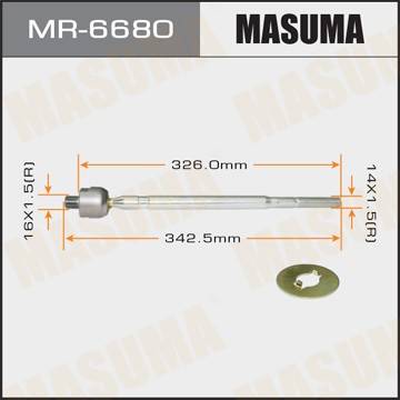 тяга рулевая!\ Subaru Forester 2.0/2.5 08> MR6680 MASUMA