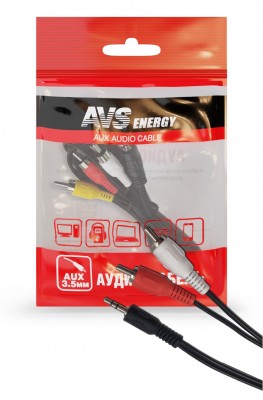 кабель! с разъемом 3,5 jack - 2RCA (аудио),1,5м\ A78885S AVS