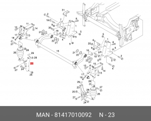 КОНСОЛЬ 81417010092 MAN