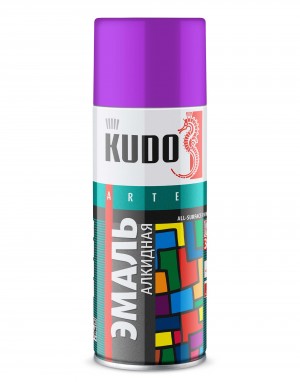 Краска "KUDO" фиолетовая (520 мл) (аэрозоль) KU-1015 KUDO