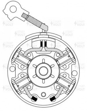 Узел щеточный стартера для а/м Hyundai Creta (16-)/Kia Optima (15-)/Seltos (19-) VBS 0806 START VOLT