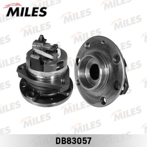 Ступица колеса передняя с подшипником с ABS (4 отверстия) OPEL ASTRA G/ZAFIRA A  DB83057 MILES