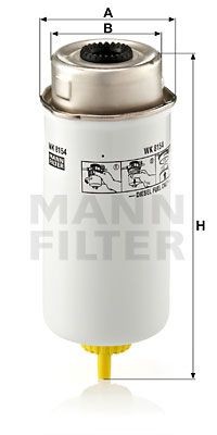фильтр топливный!\Ford Transit 2.2TDCi-3.1TDCi 06> WK8154 MANN FILTER