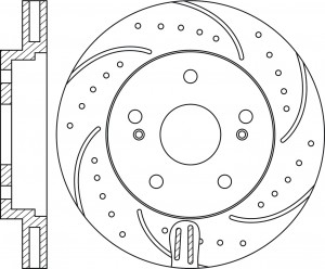 Диск тормозной TOYOTA Mark 2,Cresta,Crown (97-03) передний (1шт.) NIBK RN1305DSET NIBK