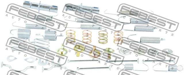 К-кт монтажный барабанных колодок TOYOTA LAND CRUISER PRADO 120 02-09 0104-GRJ15 0104-GRJ150R-KIT FEBEST