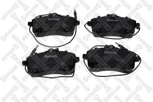 колодки дисковые передние! с антискр. пл.\ Peugeot 407 1.8i/1.6HDi 04> 1113-004B-SX STELLOX