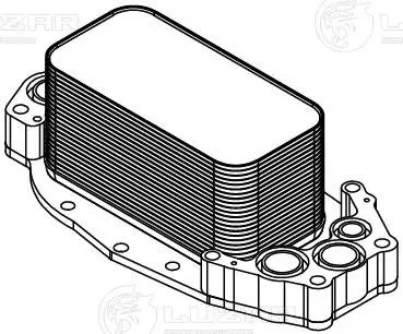 Радиатор масл. для а.м Land Rover Range Rover IV 12-,Range Rover Sport II 13- 3. LOC1009 LUZAR
