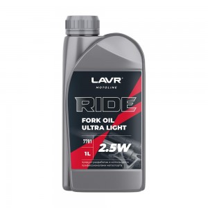 LAVR MOTO RIDE Fork oil 2.5W (1L) масло вилочное! полусинт.\ LN7781 LAVR