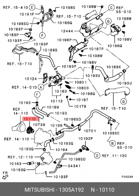 1305A192 MITSUBISHI ТЕРМОСТАТ KB4T 82C ( 1305A192 MITSUBISHI