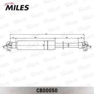 Амортизатор крышки багажника VW TIGUAN (Lesjofors 81 950 68) CB00050 CB00050 MILES