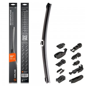 Щетка стеклоочистителя бескаркас PRO 480мм AWB-BK-475 AIRLINE