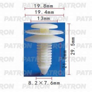 P370706 Клипса пластмассовая Ford применяемость: внутренняя отделка P370706 PATRON