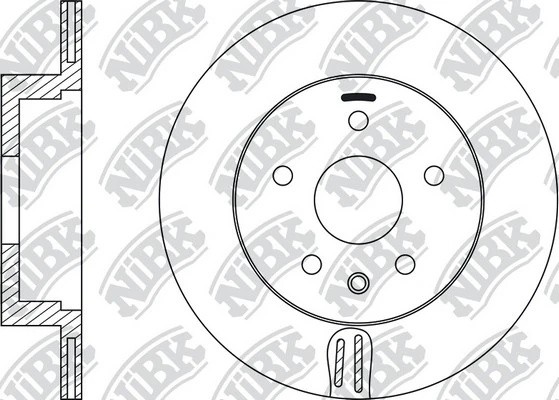 Диск тормозной INFINITI EX/G/QX50 06-/NISSAN 350Z 02- RN22001 RN22001 NIBK