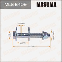 Болт эксцентрик MASUMA комплект. VAG MLSE409 MLS-E409 MASUMA