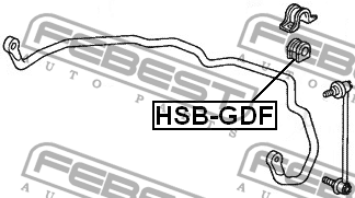 HONDA JAZZ (2002-2008) HSB-GDF FEBEST