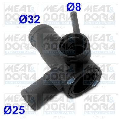 Фланец водяного охлаждения VW Passat (89-93) MEAT&DORIA 93114 MEAT DORIA