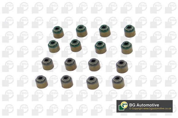 к-кт колпачков маслосъемных! 4.1x9.75x12 (16)\ Hyundai i10/Getz 1.1/1.2 08> VK1336 BG AUTOMOTIVE