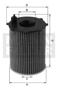 Фильтр масляный MERCEDES C (W213) MANN HU6020Z MANN FILTER