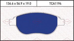 CITROEN XSARA / PEUGEOT 307 136.8x57.5x19.4 / BOSCH TCA1194 TATSUMI