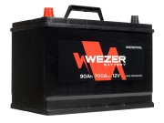 аккумуляторная батарея! 90Ah 700A JIS +слева 303/175/228\ WEZ90700L WEZER