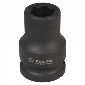 Головка торцевая ударная 3/4" DR 17 мм "AIRLINE" (шестигранная) AT-IS34-01 AIRLINE