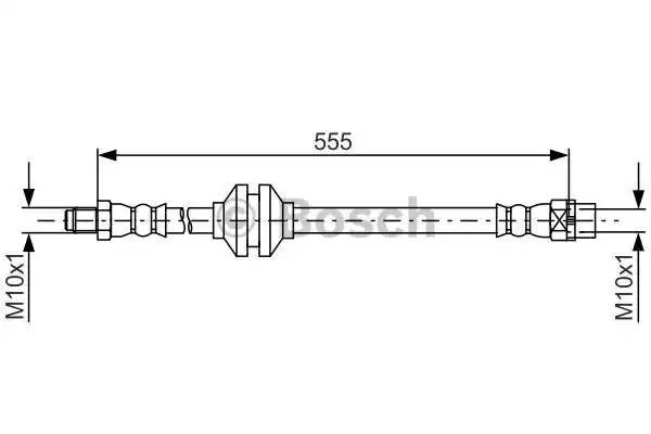 Шланг тормозной BMW 7 (E65) передний BOSCH 1 987 481 786 BOSCH