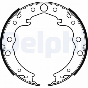 Колодки барабанного тормоза LS2125 LS2125 DELPHI