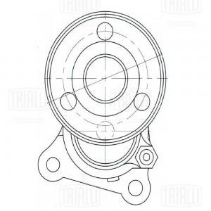 Ролик привод. ремня Land Rover Freelander I (96-) 1.8i (с натяж. мех.) ГУР (CM 5 CM5343 TRIALLI