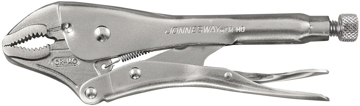 клещи зажимные! 250 мм, закругленные губки\ P32M10A JONNESWAY