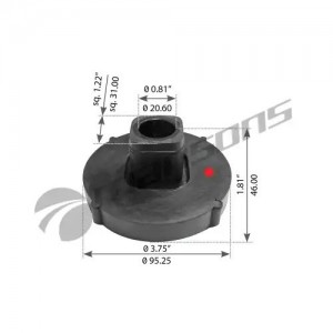 подушка двигателя! (мр) задняя нижняя левая/правая DD FRL 360053 MANSONS