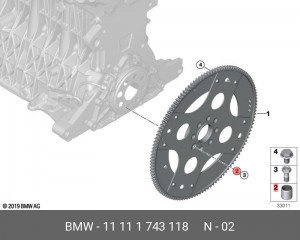 11111743118 Центрирующая втулка !D=14.5MM \BMW 1' E87, 1500-2000CS, 1502-2002tii 11 11 1 743 118 BMW