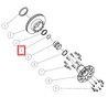 Кольцо уплотнительное DONGFENG GX ступицы передней OE 3103095ZD04T DONGFENG