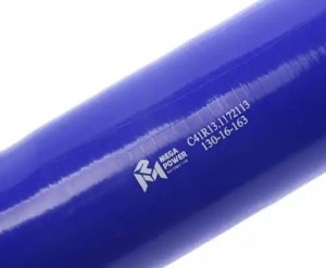 Патрубок ГАЗон Next C41R13 дв.ЯМЗ интеркуллера нижний силикон (d=65) MEGAPOWER 13016163 MEGA POWER