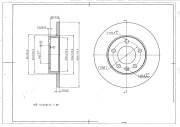 Диск тормозной задний AVANTECH BR3015S AVANTECH