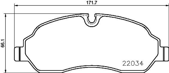 Колодки тормозные P24171 P24171 BREMBO