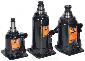 Домкрат бутылочный 4 т АвтоДело 160 - 390 мм 2-х плунжный, двухштоковый 43104 AVTO DELO