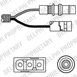 лямбда-зонд!\ MB W124 2.8/3.2 mot. M102/104 87-98 ES10276-12B1 DELPHI