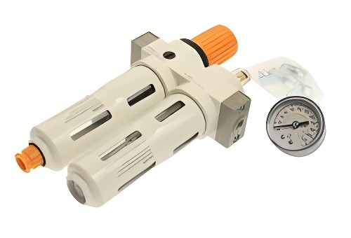 Блок подготовки воздуха (фильтр,регулятор,лубрикатор) 1/4" (1300л/мин. 16Bar) Pr RF7002014 ROCK FORCE