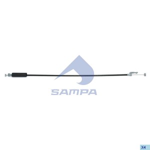 Трос VOLVO FH12,FH16,FM9,FM12 привода замка двери SAMPA 032146 SAMPA