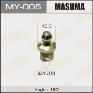 Масленка прямая 180 градусов М8х1 MASUMA MY-005 MASUMA