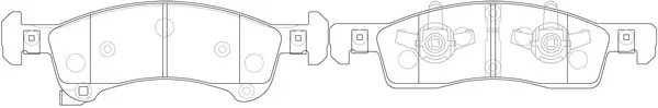 колодки дисковые передние!\ Ford Expedition 03, Lincoln Navigator 03> BP51416 SB NAGAMOCHI