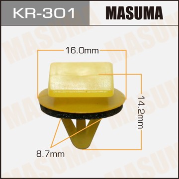 Пистон обивки универсальный MASUMA KR301 MASUMA
