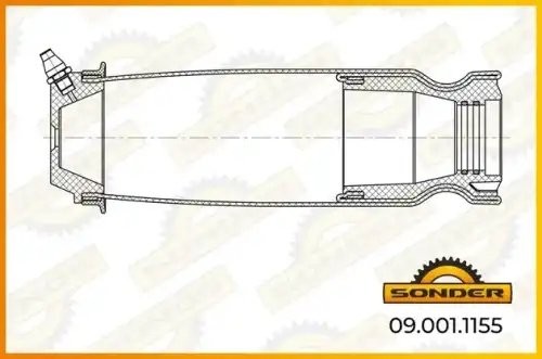Пневмоподушка кабины VOLVO о.н 20453256 — 2 года безусловной гарантии 090011155 SONDER