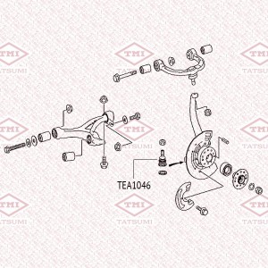 опора шаровая нижняя!\ MERCEDES W164/W251 06> TEA1046 TATSUMI