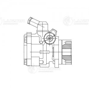 Насос ГУР для ам Toyota Land Cruiser 200 (07-) 4.5D (LPS 1901) LPS 1901 LUZAR