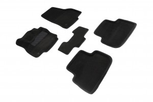 Коврик салона VW Tiguan 2 (17-) 3D 3-х слойная конструкция черный (5 предм.) SEI 87959 SEINTEX