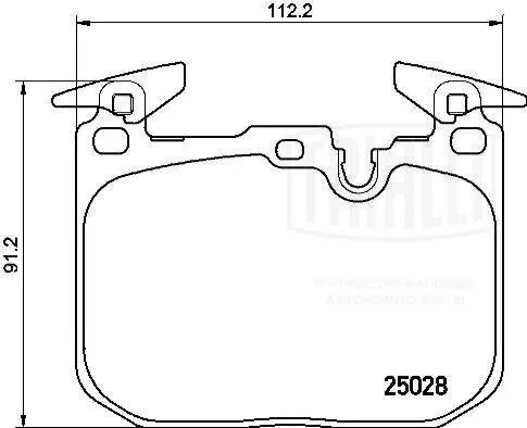 Колодки торм. BMW 1 (F20) (11-) диск. перед. т/с Brembo (в компл. с датчиком) (P PF4020 TRIALLI